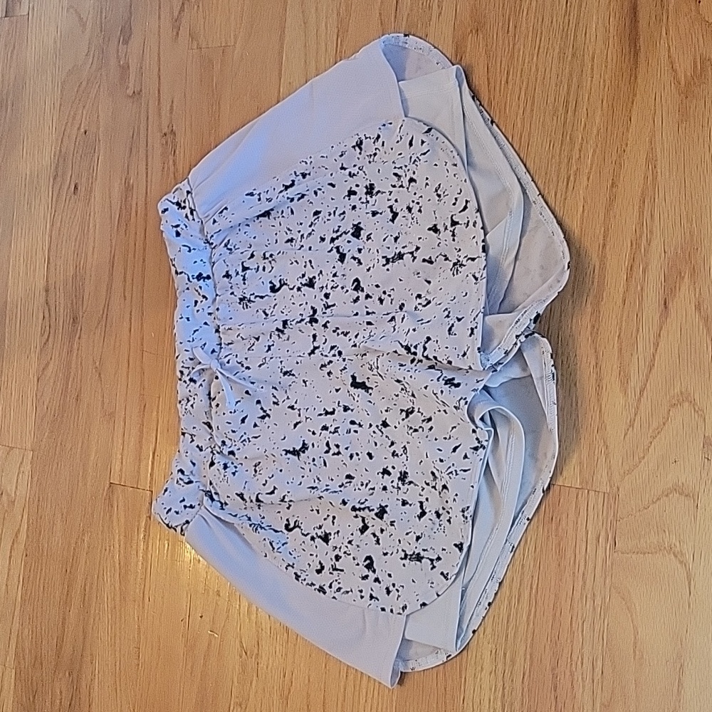 White & Black Athletic Shorts